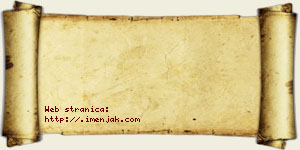 Kristina Prokopović vizit kartica